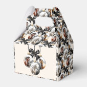 馬の黒と金ゴールドクリスマス引用文 フェイバーボックス (裏面サイド)