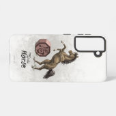 馬の〔占星術の〕十二宮図中国の動物アートケースの年 SAMSUNG GALAXYケース (裏面横)