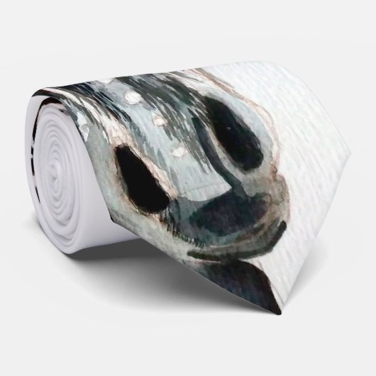 馬のCaballoの芸術の水彩画のタイ ネクタイ (ロール)