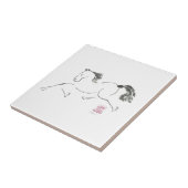 馬のDancin', Sumi-e年 タイル (側面)
