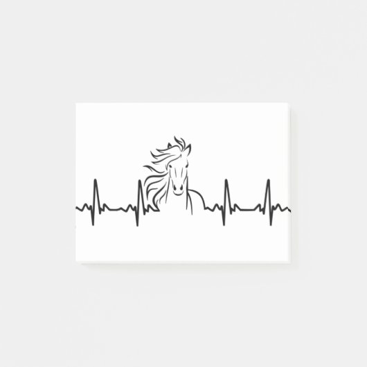 馬のekg ポストイット (正面)