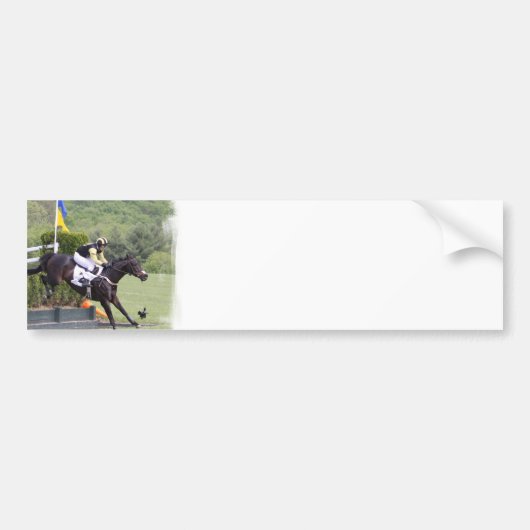 馬のEventingのバンパーステッカー バンパーステッカー (正面)
