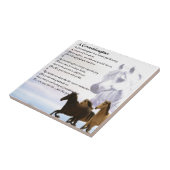 馬のGrandaughterの詩 タイル (側面)