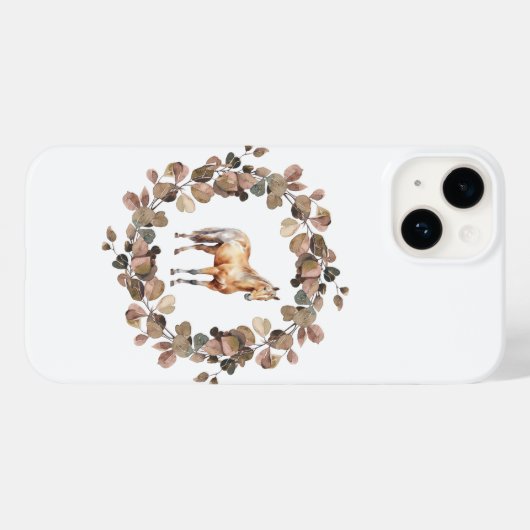 馬のiPhoneケース Case-Mate iPhoneケース (裏面 (横))