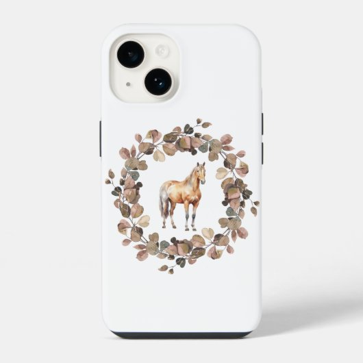 馬のiPhoneケース iPhoneケース (裏面)