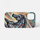 馬のiPhone 12 Miniタフケース iPhoneケース (裏面横)