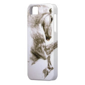 馬のiPhone 5の穹窖ID Case-Mate iPhoneケース (裏面左)