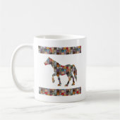 馬のRaceClubの賭けのポロの罷業者NVN692のギフト コーヒーマグカップ (左)