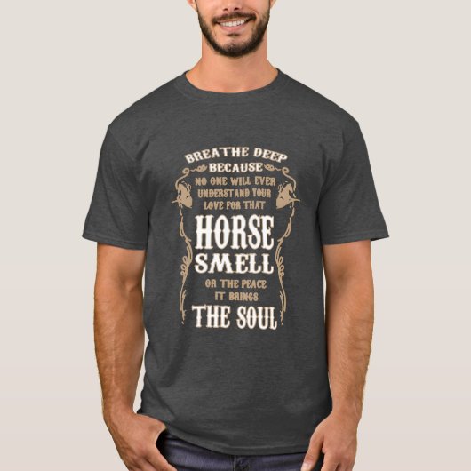 馬のSmellheソウル家族 Tシャツ (正面)
