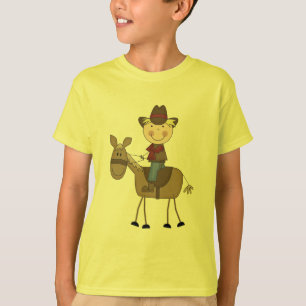 馬のTシャツおよびギフトのカウボーイ Tシャツ