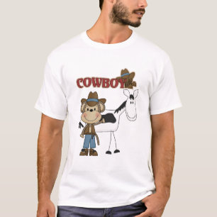 馬のTシャツおよびギフトを持つカウボーイ Tシャツ