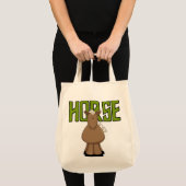 馬のTシャツおよびギフト トートバッグ (正面(商品))