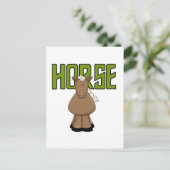 馬のTシャツおよびギフト ポストカード (スタンド正面)