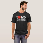 馬のTシャツ 馬好きな人へのギフト 馬大好き Tシャツ (正面フル)