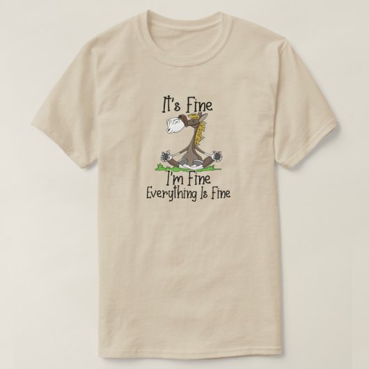 馬のTシャツ Tシャツ (デザイン正面)