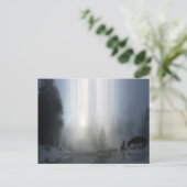 馬はがき付きカウボーイクリスマス シーズンポストカード (スタンド正面)