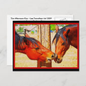 馬はがき – ザアフタヌーンキス ポストカード (正面/裏面)