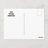 馬はがき ポストカード (裏面)