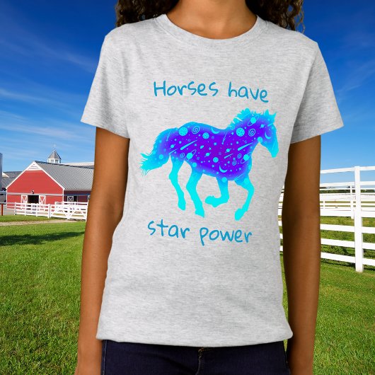 馬はスターの力を持っている   Tシャツ