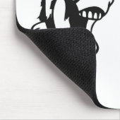 馬はバーに…歩きます マウスパッド (コーナー)