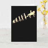 馬は命が好い カード (黄色い花)