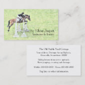 馬は塀を飛び越している 名刺 (正面/裏面)