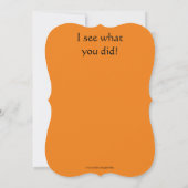 馬は平らなメッセージカード感謝していしています サンキューカード (裏面)