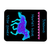 馬は星の力を持つ マグネット (横)