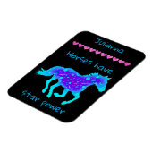 馬は星の力を持つ マグネット (左側)