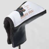 馬は月曜日を嫌う ゴルフヘッドカバー (3/4 正面)