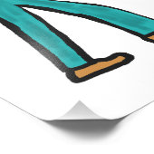 馬は水に通す フォトプリント (角)