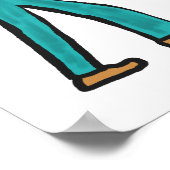 馬は水に通す ポスター (角)