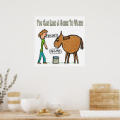 馬は水に通す ポスター (キッチン)