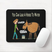 馬は水に通す マウスパッド (マウス)