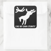 馬は私のスタント スクエアシール (バッグ)