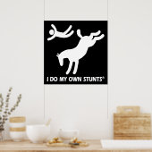 馬は私のスタント ポスター (キッチン)