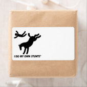 馬は私のスタント ラベル (インサイチュ)