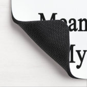 馬は私の生命に意味を与えます マウスパッド (コーナー)