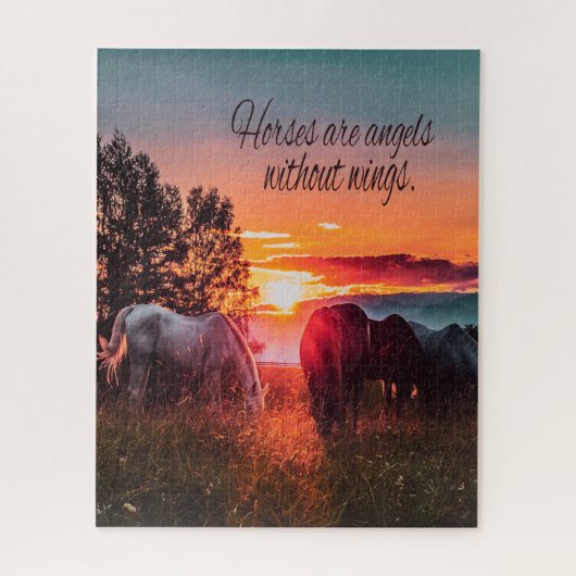 馬は翼のない天使である ジグソーパズル (縦)