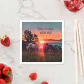 馬は翼のない天使である スタンダードカクテルナプキン (インサイチュ)