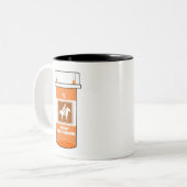 馬は薬だ ツートーンマグカップ (正面左)