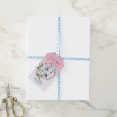 馬は誕生日の準備を感謝していする ギフトタグ (より糸付き)