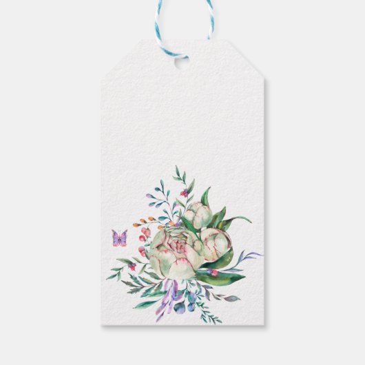 馬は誕生日の準備を感謝していする ギフトタグ (裏面)