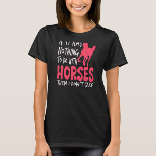 馬もし馬乗り馬乗り馬乗り馬とは関係がない Tシャツ