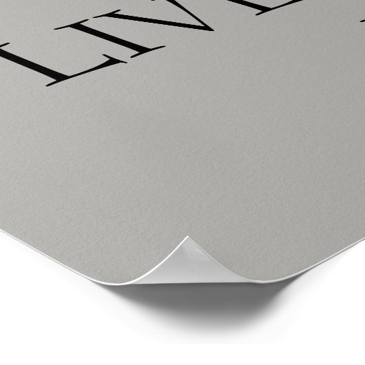 馬やる気を起こさせるは制限なく生きる ポスター (角)