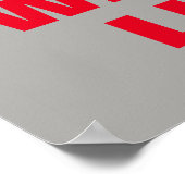 馬やる気を起こさせるは際限の無い生ポップ・アートの活 ポスター (角)