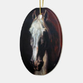馬や他の動物を持つアラブのテント セラミックオーナメント (左)