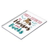 馬や本に気を取られやすい ノートブック (左側)