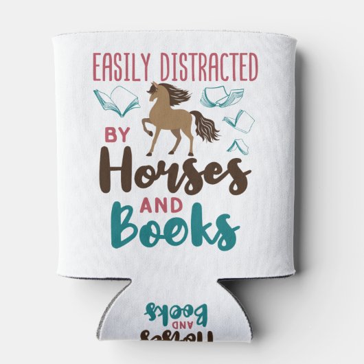 馬や本に気を取られやすい 缶クーラー (裏面)