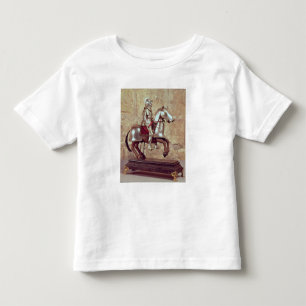 馬よろいを付けられた馬およびライダー、c.1640のモデル トドラーTシャツ